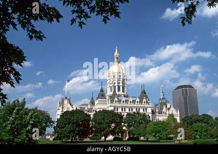 Hartford Connecticut State Capitol Building Banque D'Images