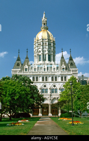 Hartford Connecticut State Capitol Building Banque D'Images