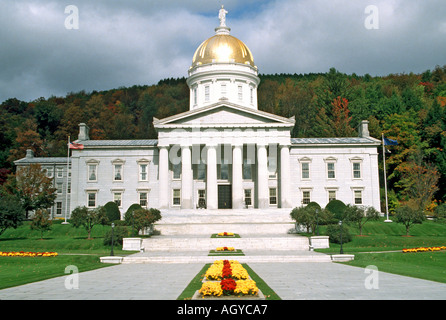 Montpelier Vermont State Capitol Building Banque D'Images