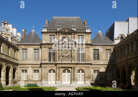 France - Hôtel Carnavalet, dans le quartier du Marais Banque D'Images