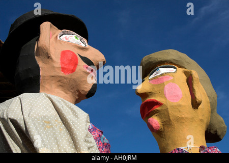 Carnaval populaire traditionnelle, géants, Portugal Banque D'Images