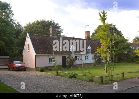 Chalet à Pakenham, Suffolk, UK Banque D'Images