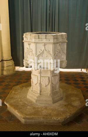 La police au St Mary Church Badwell Ash, Suffolk, UK Banque D'Images