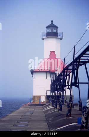 St Joseph du Lac Michigan phare Banque D'Images