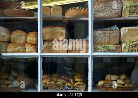 fenêtre de boulangerie Banque D'Images