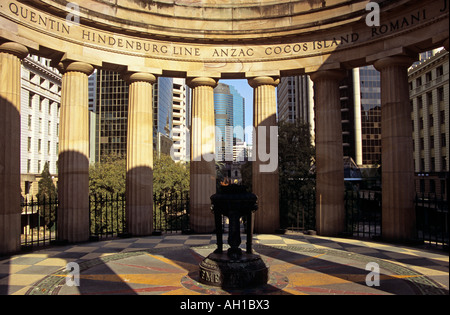 Lieu de culte du souvenir, Anzac Square, Brisbane, Queensland, Australie Banque D'Images