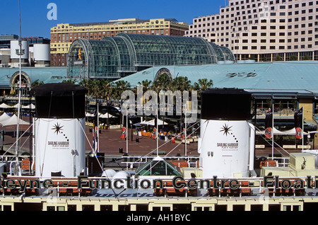 Darling Harbour, y compris l'Steyne steamer restaurant, Sydney, New South Wales, Australia Banque D'Images