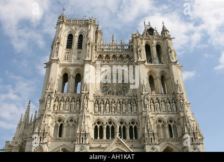 La Cathédrale d'Amiens, Picardie, France. Banque D'Images