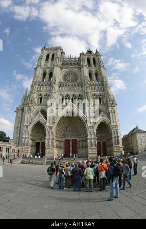 La Cathédrale d'Amiens, Picardie, France. Banque D'Images