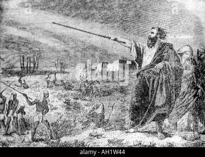 Hagadah Passover Service Plague of Loccrits Circa 1920 Banque D'Images