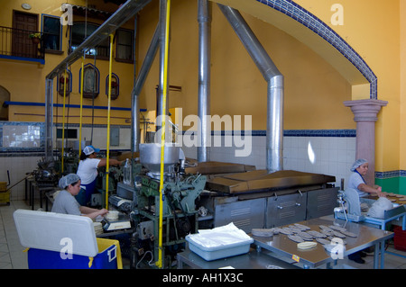 Tortilla Factory Ensenada Mexique Banque D'Images