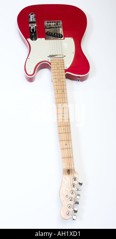 Fender Telecaster rouge Banque D'Images