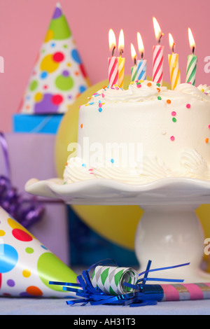 Gâteau d’anniversaire Banque D'Images