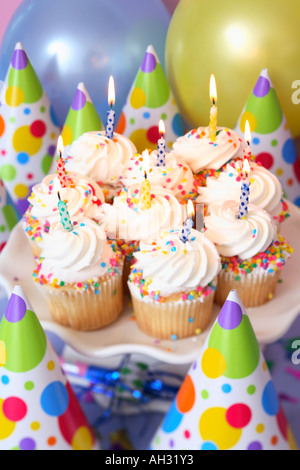 Gâteau d'anniversaire Banque D'Images