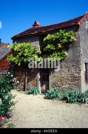 Cottage en pierre Bourgogne France Europe Burgoigne Banque D'Images