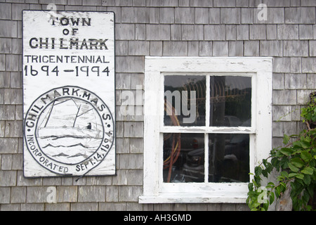 Cabane de pêche de Martha's Vineyard Menemsha Banque D'Images