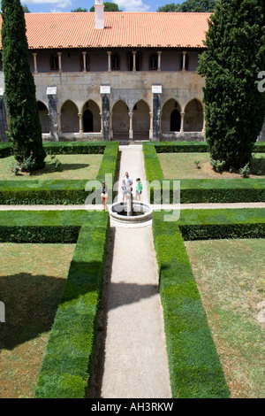 Cloître secondaire (nommé Afonso V) du Monastère de Batalha. Chef-d'oeuvre de l'art gothique et l'art manuélin. Patrimoine mondial. Le Portugal. Banque D'Images