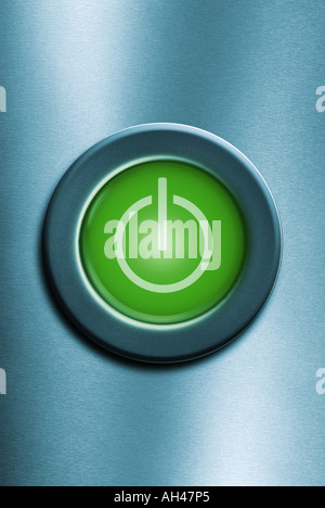 Le bouton de l'interrupteur d'alimentation touche Power Goût Banque D'Images