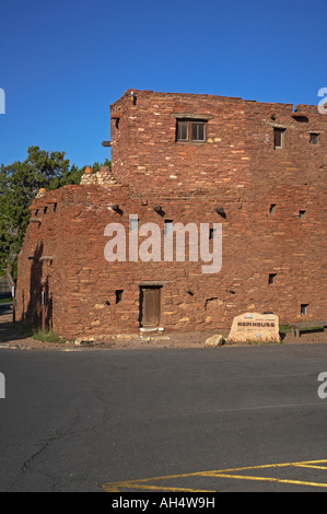 Maison Hopi, Grand Canyon South Rim Banque D'Images