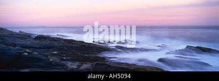 États-unis d'Amérique, Maine Côte de Pemaquid Point Banque D'Images