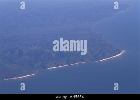 Vue aérienne de Beachy Head South Downs Sussex England UK Seaford à Eastbourne HOMER SYKES Banque D'Images