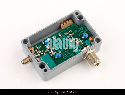 Un circuit de fréquence micro-ondes un module récepteur Banque D'Images