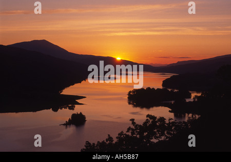 La Queens Voir Loch Tummel Perthshire Perthshire Pitlochry Scotland GPL 1002 Banque D'Images