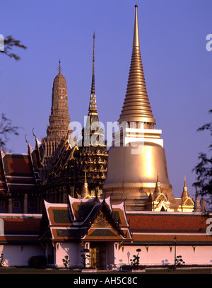 Thaïlande Bangkok Temple du Bouddha Émeraude Banque D'Images