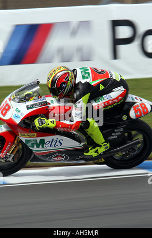 Marco Simoncelli metis gilera Banque D'Images