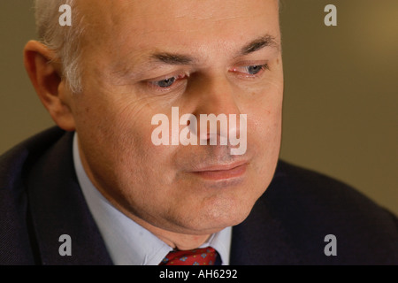 Iain Duncan Smith MP pour Chingford et ancien chef du parti conservateur en photo visiter le pays de Galles UK Banque D'Images