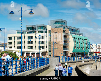 Maison de l'esplanade, l'Esplanade, Porthcawl, Galles du Sud. Architecte : Stride Treglown Davies Banque D'Images