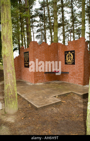 Mémorial à l'Accrington Pals qui sont morts dans la bataille de la Somme en 1916, dans l'ParkFrance Memorial Sheffield Banque D'Images