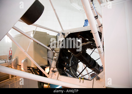 Miroir primaire du télescope William Herschel, l'Observatoire de Roque de los Muchachos, La Palma, Canary Islands Banque D'Images