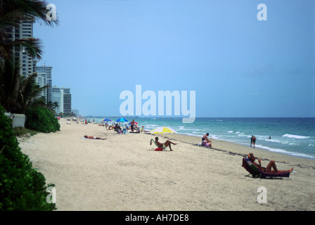 Fort Lauderdale Beach, Gold Coast en Floride, États-Unis États-Unis États-Unis d'Amérique. Banque D'Images