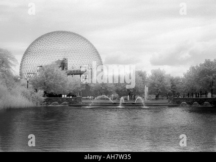 Sur la biosphère de l'île Ste Hélène, Montréal Québec Banque D'Images