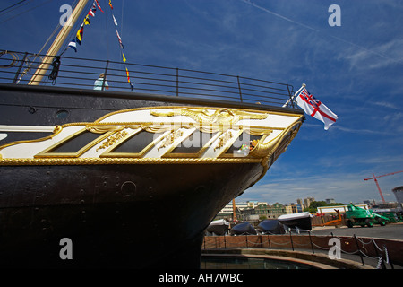 Arrière du SS Great Britain Bristol Docks, Bristol, Angleterre Banque D'Images