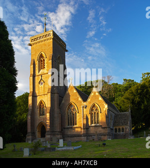 L'église paroissiale de St Etheldreda à West Quantoxhead St Audries, dans le Devon, UK Banque D'Images