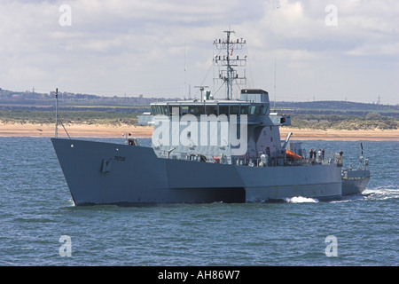 Triton mv off Blyth Banque D'Images