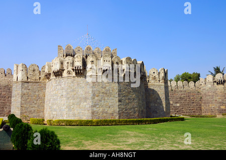 Bala Hisar gate Golconda fort Hyderabad Andhra Pradesh, Inde Banque D'Images