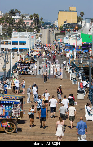 Le Santa Monica Pier Los Angeles Banque D'Images