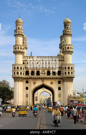 Charminar Hyderabad Andhra Pradesh Inde Banque D'Images