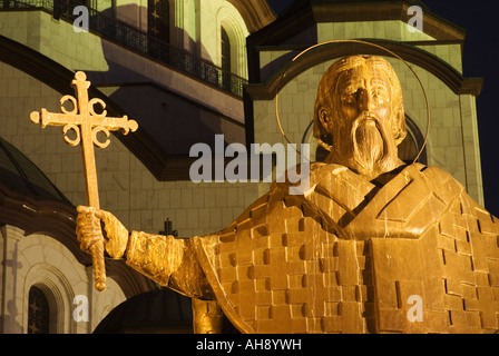 Église orthodoxe Saint Sava, Belgrade, Serbie Banque D'Images