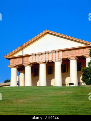 En dehors de Arlington National Cemetery, Robert E Lee s home Banque D'Images