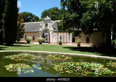 La Bibliothèque Vergelegen Estate Somerset West Western Cape Afrique du Sud RSA Banque D'Images