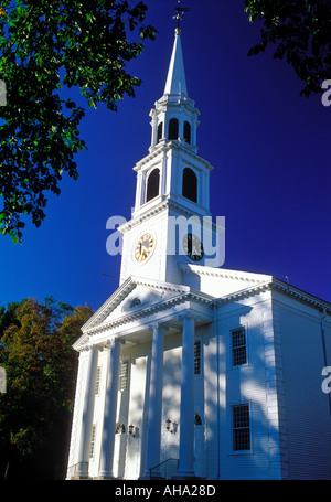 Williamstown Massachusetts USA First Congregational Church Banque D'Images