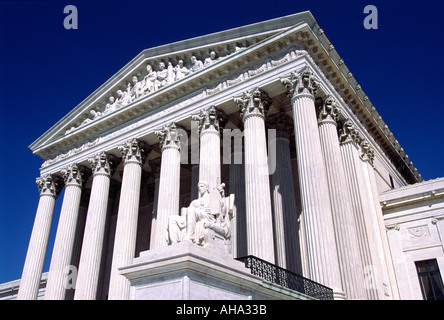 Bâtiment de la Cour suprême des États-Unis, Washington, DC Banque D'Images