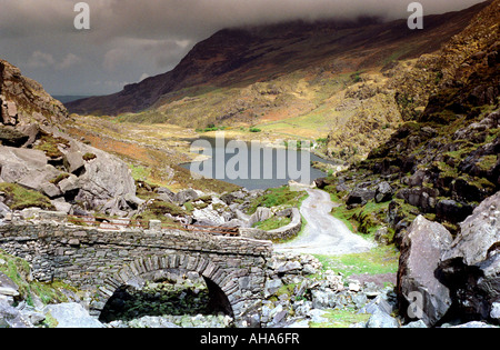 Pont de pierre vers la tête de Molls Gap Banque D'Images