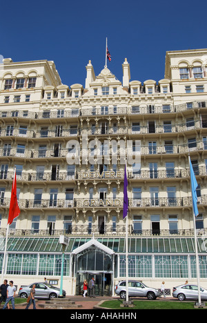 Le Grand Hôtel, Kings Road, de la promenade, Brighton, East Sussex, Angleterre, Royaume-Uni Banque D'Images