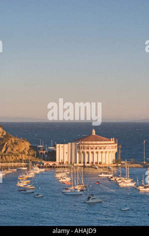 Le but de Casino à Avalon Bay l'île de Catalina à vers Los Angeles California Banque D'Images