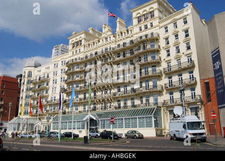 Le Grand Hôtel, Kings Road, de la promenade, Brighton, East Sussex, Angleterre, Royaume-Uni Banque D'Images